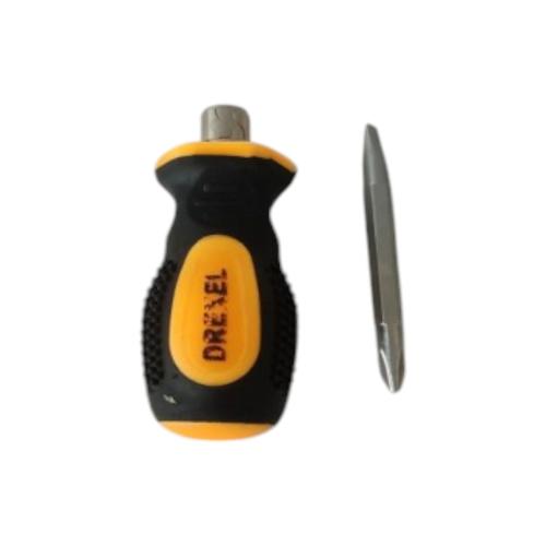 1 1/2 IN / DREXEL Obeng Screwdriver Two Way Bolak Balik Plus Minus Mini Gagang Karet