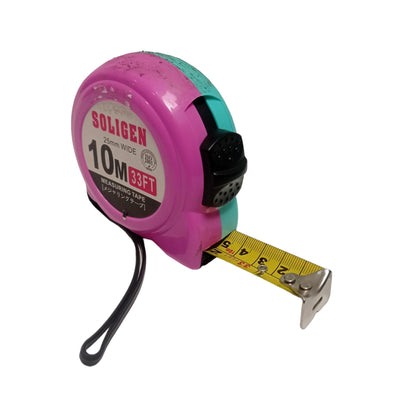 10 M / SOLIGEN Meteran Alat Ukur Tukang Bangunan Measuring Tape