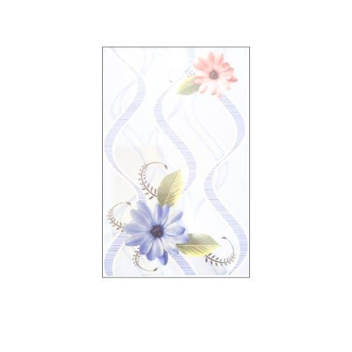 25 CM X 40 CM / UNO LOTUS Keramik Dinding Kamar Mandi Glossy Blue Dus