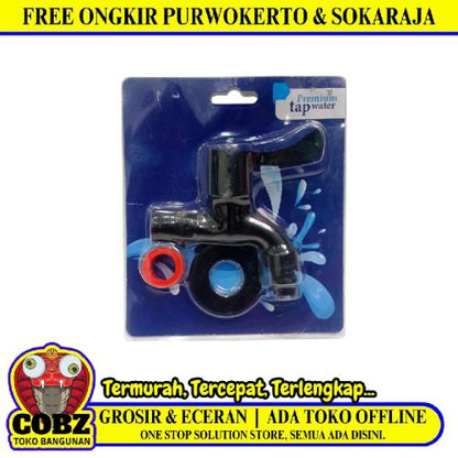 1/2 IN / PREMIUM KTT 6103 Kran Air Taman Kamar Mandi Mesin Cuci Stainless