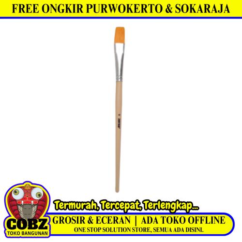12 MM / JOYKO BR-8 Kuas Lukis Tembok Kayu Besi Air Acyrlic Paint Brush