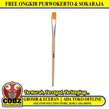 12 MM / JOYKO BR-8 Kuas Lukis Tembok Kayu Besi Air Acyrlic Paint Brush