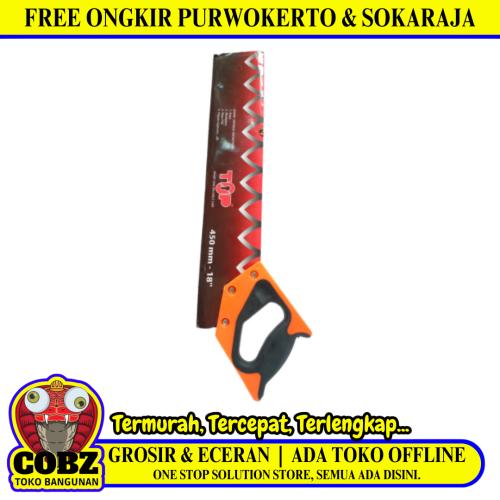 18 IN / TOP Gergaji Batako Gorok Hebel Bata Ringan Gagang Karet