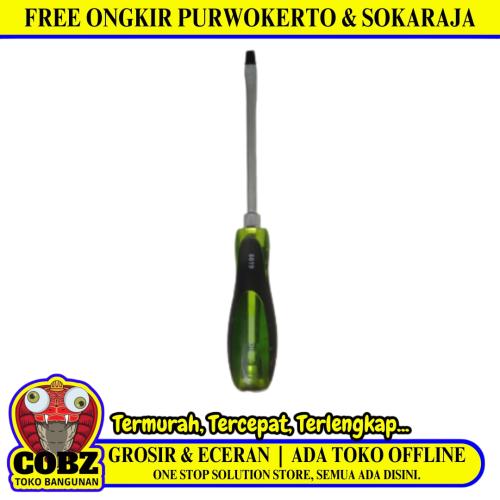 5 IN / PAORISONIC Obeng Screwdriver One Way Minus Gagang PVC