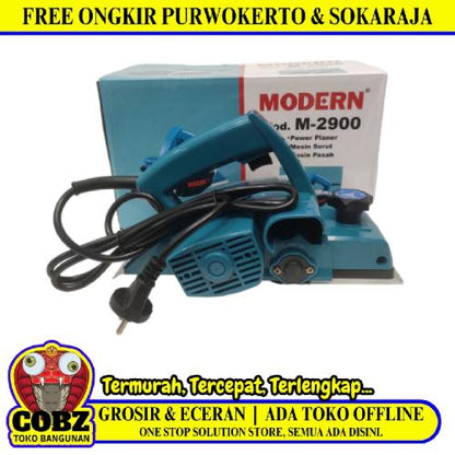 MODERN M-2900 Mesin Pasah Serut Ketam Kayu Kabel Set