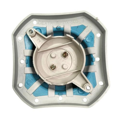 DEXTA Fitting Tempat Lampu Plafon Atap Tempel Kotak Besar Biru