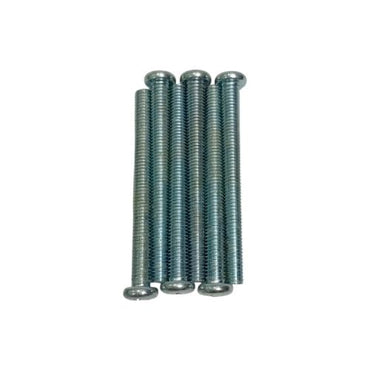 M 5 x 50 MM / TM Baut JP Kepala Pentol Bulat Plus Putih Biji