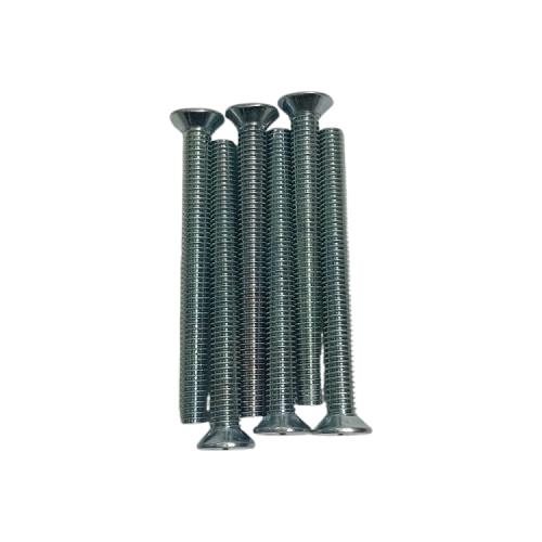 M 5 x 50 MM / TM Baut JF Kepala Rata Plus Putih Biji