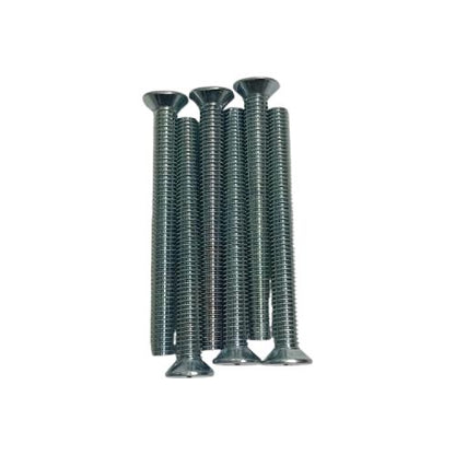 M 5 x 50 MM / TM Baut JF Kepala Rata Plus Putih Biji