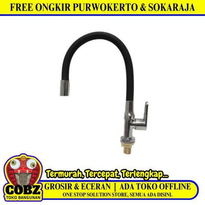 1/2 IN / HOM HBACB01 Kran Angsa Fleksibel Sink BCP Wastafel Stainless