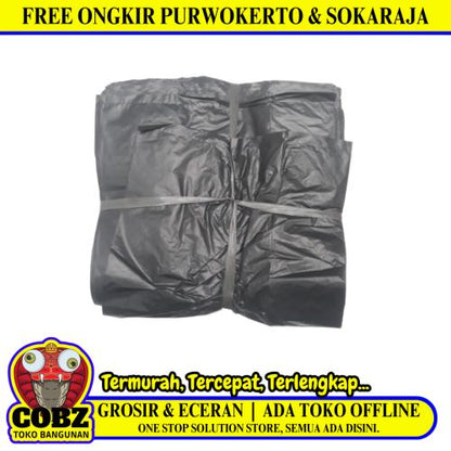 24 CM x 32 CM / TM Plastik Kresek Loss Kiloan Hitam Kg