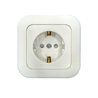 1 LUBANG / PANASONIC WEJP1121-7 Stop Kontak Tanam IB Inbow + Pengaman Putih
