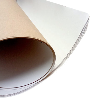 109 CM x 79 CM / TM Kertas Karton Duplex Duplek Putih Lembar