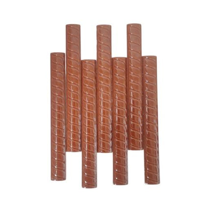 20 CM / NM Kuku Macan Bon Bon Lis Keramik Permukaan Brown Lembar