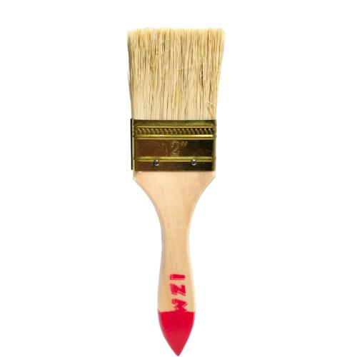 2 IN / IZM Kuas Cat Tembok Kayu Besi Air Acyrlic Paint Brush