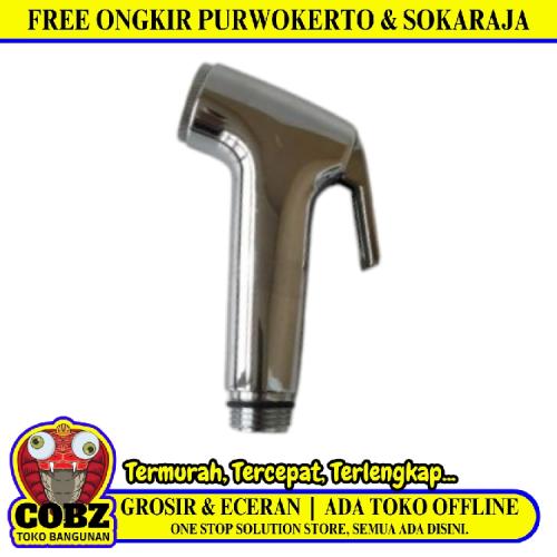 1/2 IN / PILLCARLO Kepala Jet Shower Cebok Plastik PVC Chrome