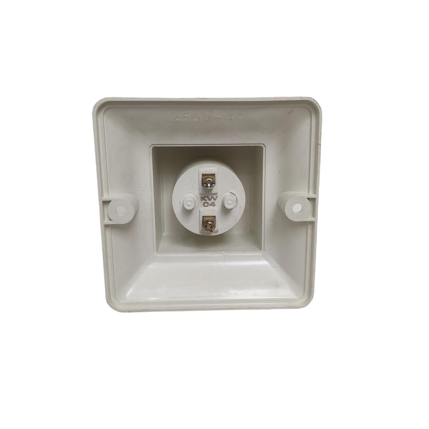 KAWACHI KW04 Fitting Tempat Lampu Plafon Atap Tempel Kotak Besar Putih