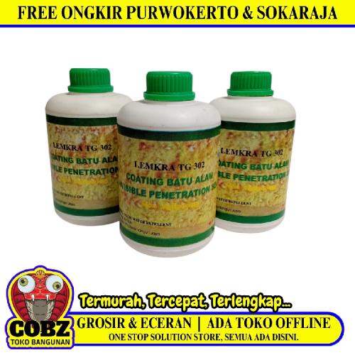 1 KG / LEMKRA TG 302 Cat Coating Pelapis Batu Alam Doff Galon