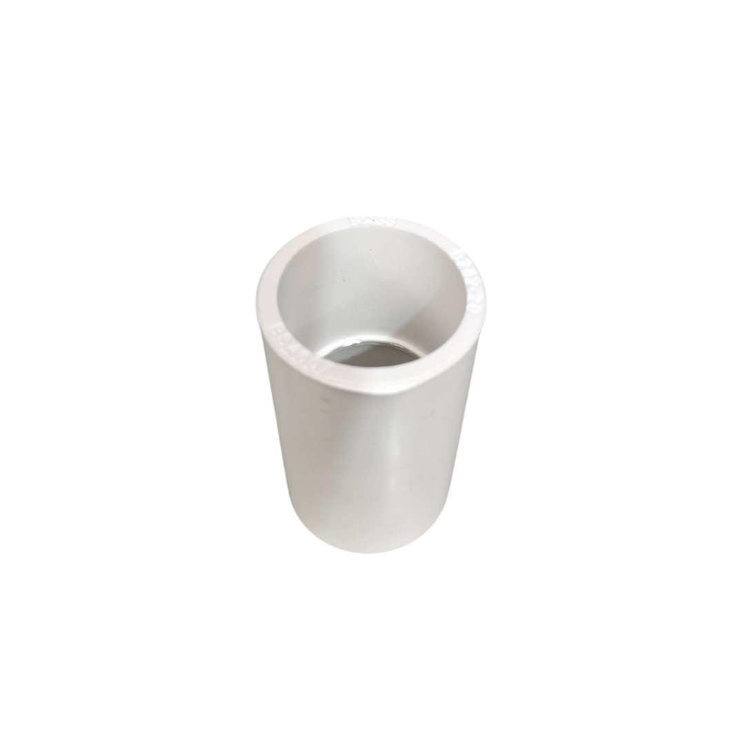 20 MM / TM Sok Shock Socket Sambungan Fitting Pipa Listrik PVC Putih