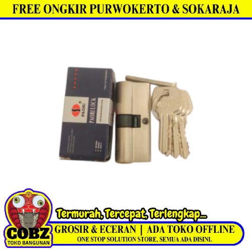 PAORI Silinder Anak Kunci Pintu Cylinder Lock Kecil + 4 Kunci Set