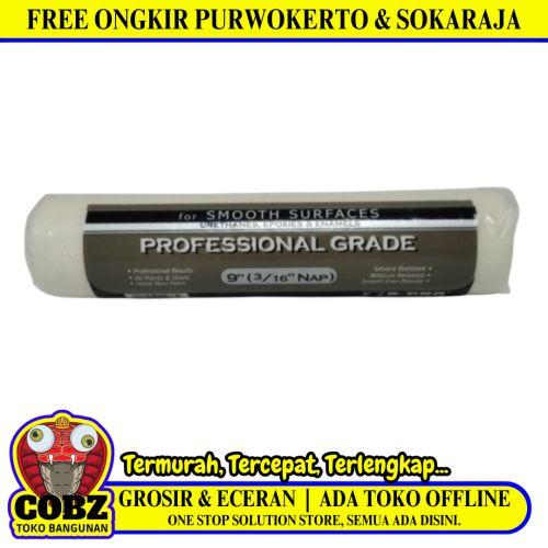 9 IN / Z PRO Reffil Isi Kuas Busa Roll Cat Tembok Kayu Besi Besar