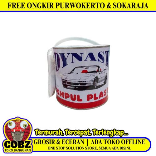 4 KG / DINASTY Dempul Tambal Lubang Plastik Kayu Besi Mobil Kaleng