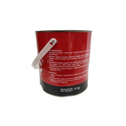 4 KG / SANPOLAC Dempul Tambal Lubang Plastik Kayu Besi Mobil Kaleng