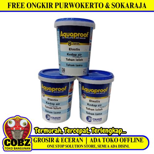 1 KG / AQUAPROOF Cat Pelapis Anti Bocor Waterproofing Paint Galon