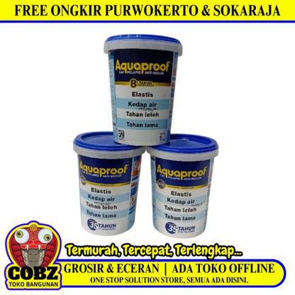 1 KG / AQUAPROOF Cat Pelapis Anti Bocor Waterproofing Paint Galon