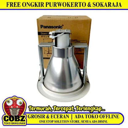 5 IN / PANASONIC Kap Lampu Rumah Lampu Downlight Frame Reflektor Putih