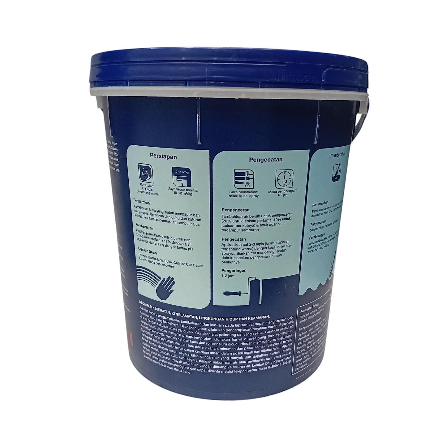 5 KG / DULUX CATYLAC EXTERIOR Cat Tembok Beton Plafon Wall Paint Galon