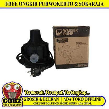 1 IN X 1 IN / WASSER WPC-01 Otomatis Pompa Dorong Booster Pressure Control