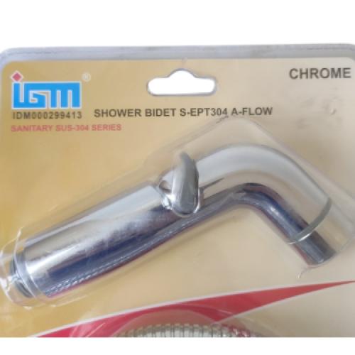 1/2 IN X 120 CM / IGM IS - 052 Jet Shower Cebok Toilet Stainless Set