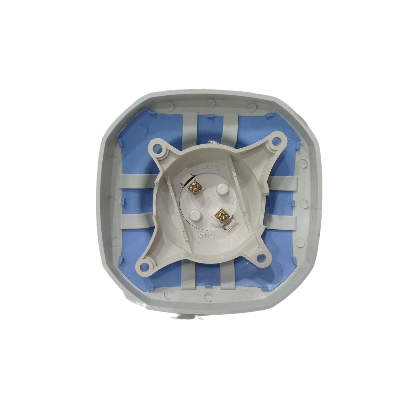 ZODIAK Fitting Tempat Lampu Plafon Atap Tempel Kotak Besar Biru