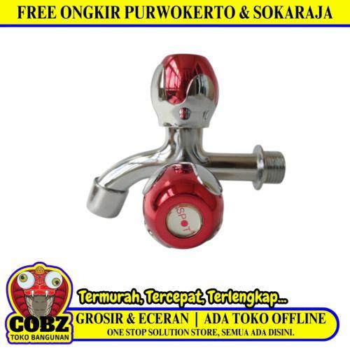 1/2 INCH / SPOT KRAN Kran Air Cabang Double Shower Mesin Cuci Stainless