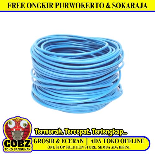 1 INTI x 4 MM / TM NYA F Serabut Kabel Tembaga SNI Biru Meter