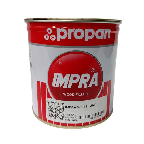 1 KG / IMPRA WOOD FILLER Cat Dasar Plamir Kayu Sealer Primer Wood Paint Kaleng