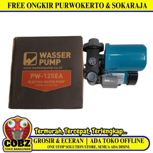 WASSER PW-125EA Pompa Air Sumur Dangkal Semi Jet Pump Otomatis Set