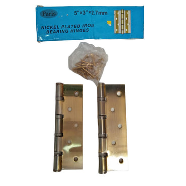 5 IN / PARIS Engsel Kupu Kupu Pintu Jendela Hinge Stainless Set