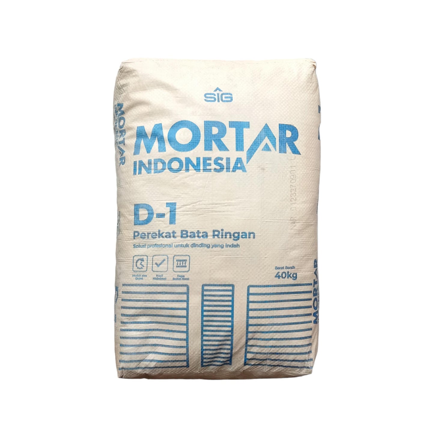 40 KG / MORTAR INDONESIA D-1 Semen Instant Perekat Bata Ringan Sak