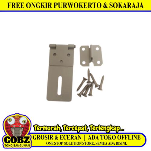 3 IN / SOLAR Overpal Tempat Gembok Cantel Kunci Per Pcs