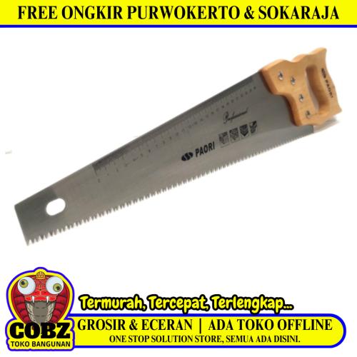 18 IN / PAORI Gergaji Kayu Pohon Tangan Hand Saw Gagang Kayu
