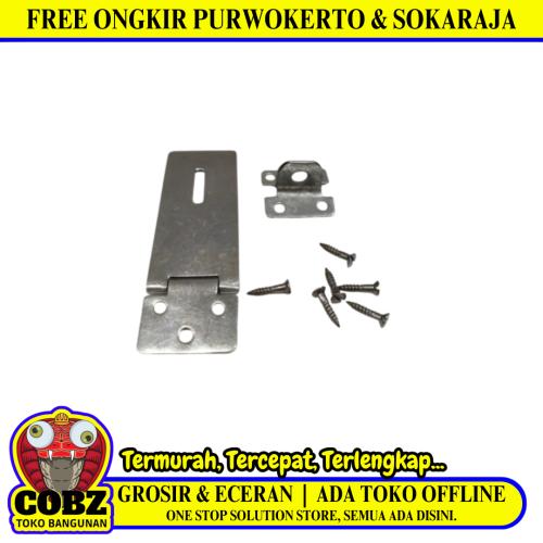 3 IN / NAIX Overpal Tempat Gembok Cantel Kunci Pintu