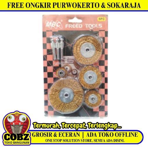 1 - 3 IN / MBC Mata Bor Sikat Kawat Gerinda Mini Wire Brush Set