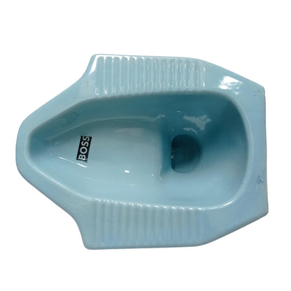 50 CM x 39 CM x 25 CM / BOSS Kloset Jongkok Toilet Biru Muda Keramik