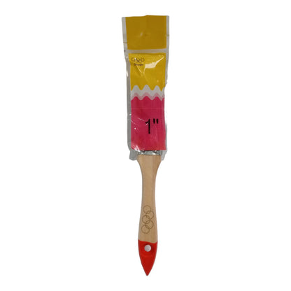 1 IN / OLYMPIC Kuas Cat Tembok Kayu Besi Air Acyrlic Paint Brush