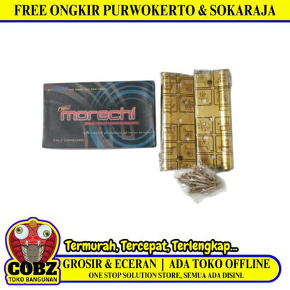 5 IN / MORECHI Engsel Kupu Kupu Pintu Jendela Hinge Stainless Set