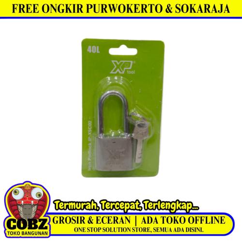 40 MM / XP IP-X5C02 Gembok Pintu Pagar Padlock Anti Maling Leher Panjang