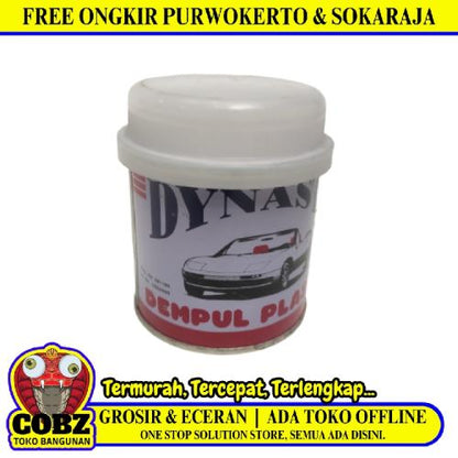 1/4 KG / DYNASTI Dempul Tambal Lubang Plastik Kayu Besi Mobil Kaleng