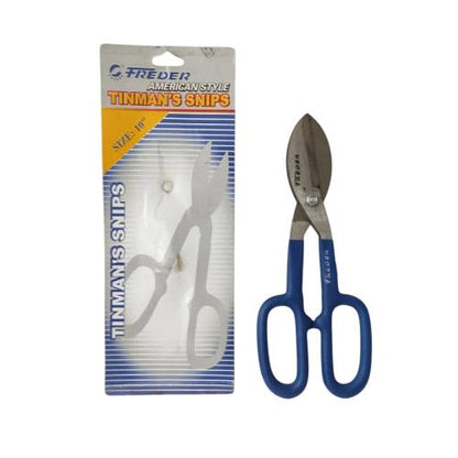 10 IN / FREDER Gunting Hollow Baja Ringan Seng Aviation Snip Scissors